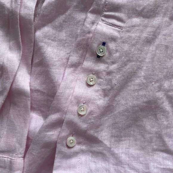 NWOT J.Mclaughlin Fallon Linen Popover Shirt - Picture 7 of 10